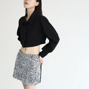 Lagom vol-2 sequin skort